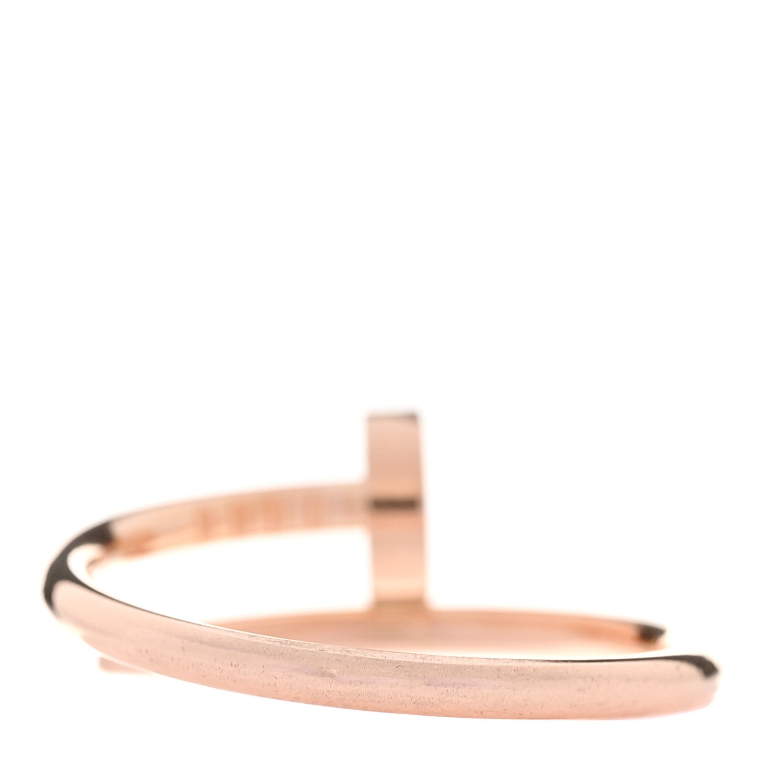 Cartier 18K Pink Gold Small Juste Un Clou Ring 50 5.5 3 of 5
