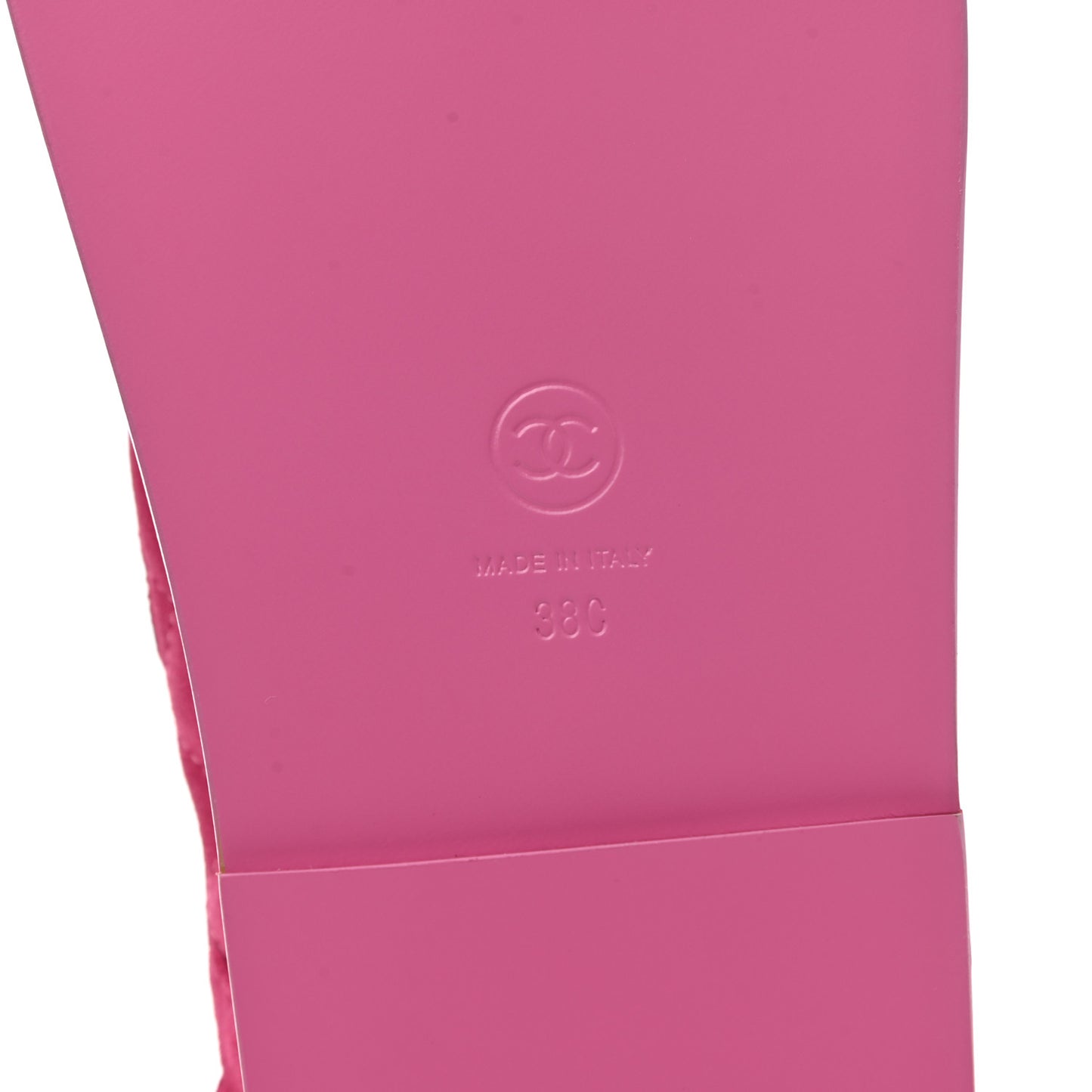 Suede Calfskin Velcro Dad Sandals 38 Pink