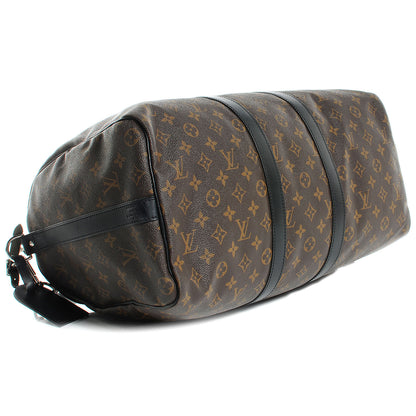 Louis Vuitton Monogram Macassar Keepall Bandouliere 45 5 of 15