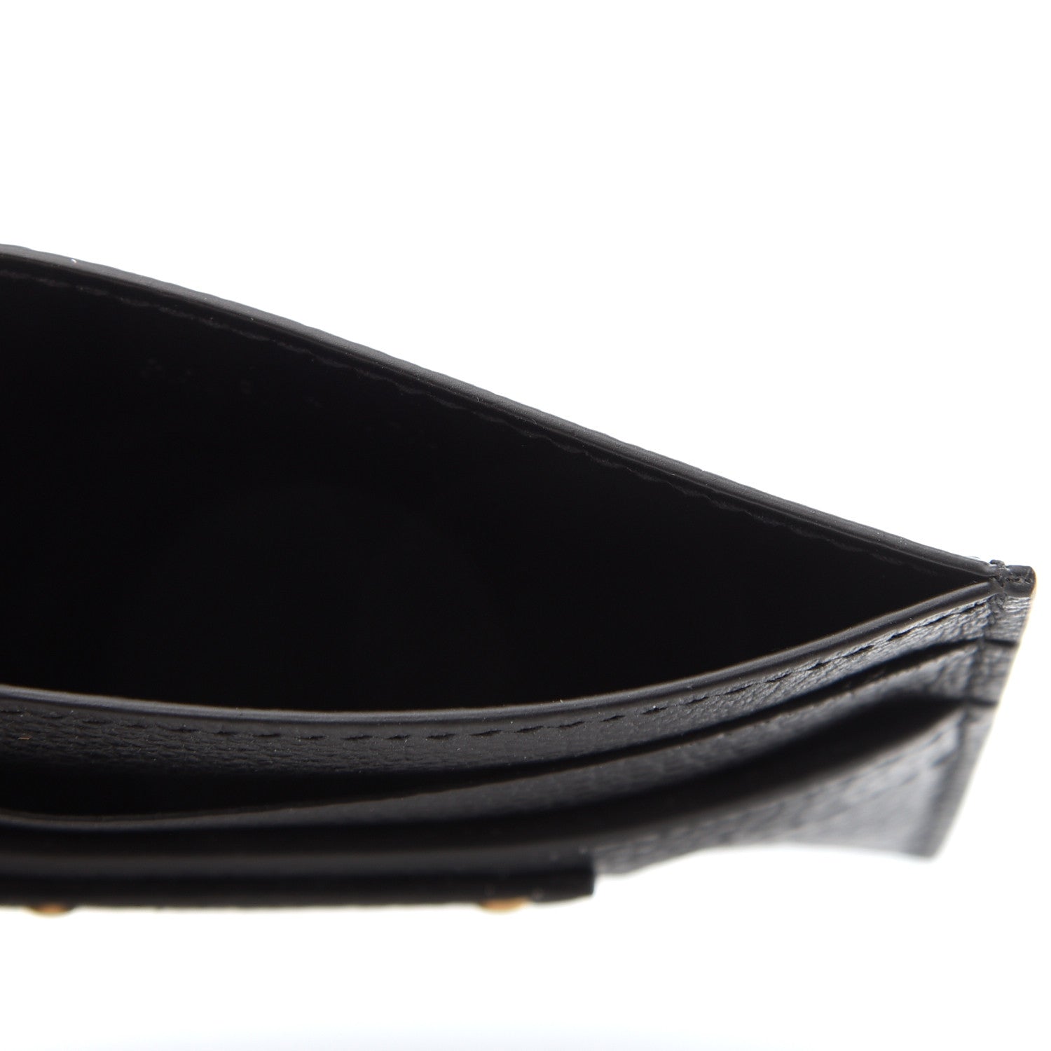 Balenciaga Calfskin Neo Classic Gold Hardware Card Holder Black 5 of 7