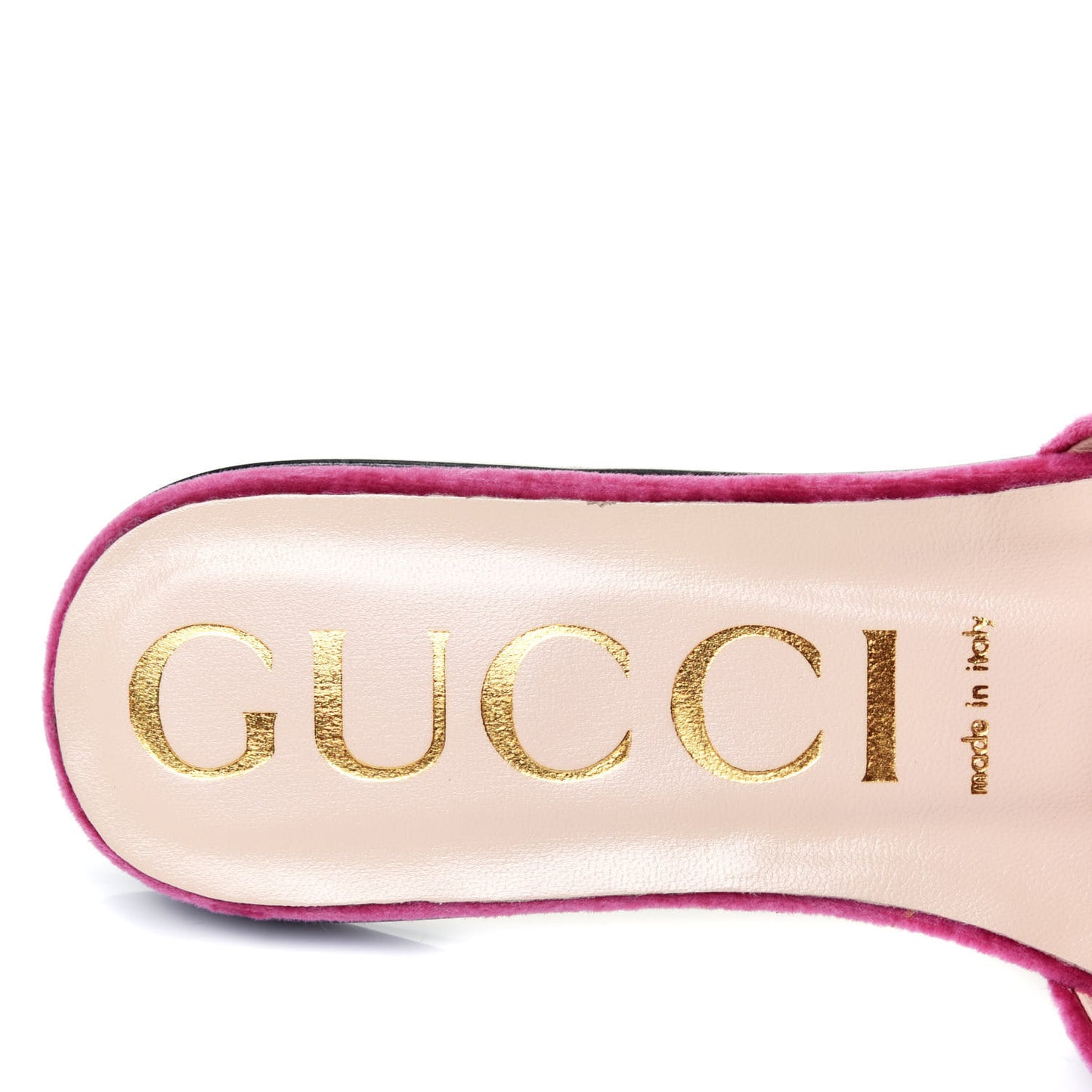 Velvet Crystal Square G Madelyn Slide Sandals 37 Light Raspberry Rose