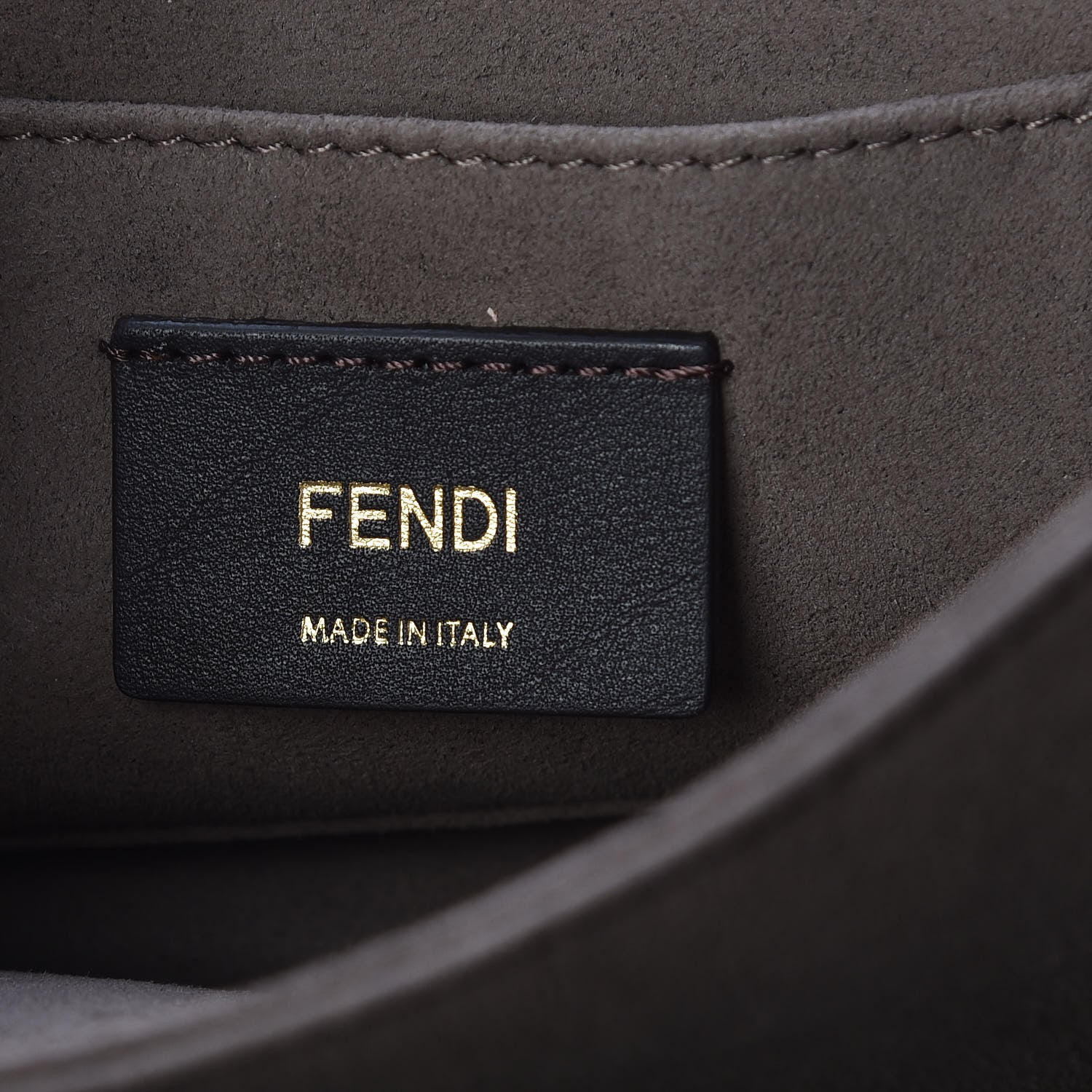 Fendi Vitello Grace Openwork Small Kan I Shoulder Bag Barolo 6 of 8