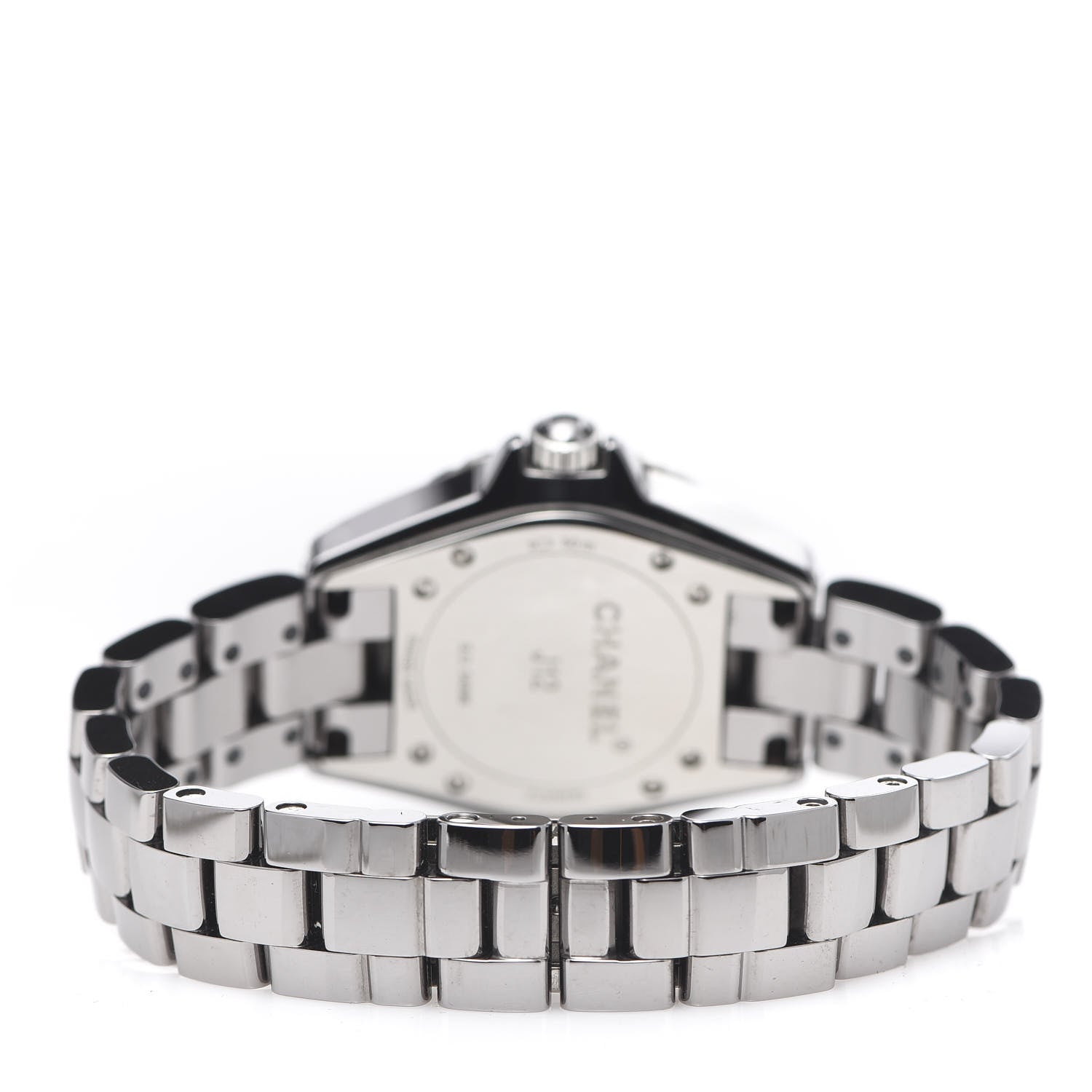 Chanel Titanium Ceramic Diamond Bezel 33mm J12 Quartz Watch 4 of 7