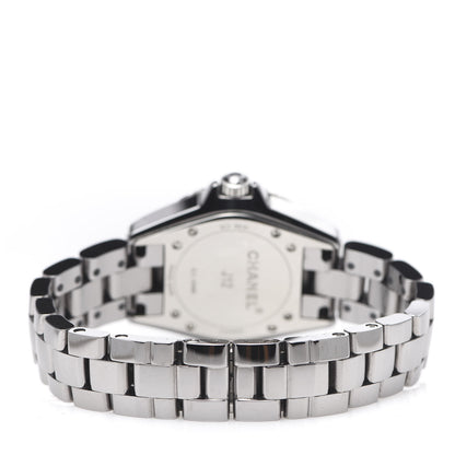 Chanel Titanium Ceramic Diamond Bezel 33mm J12 Quartz Watch 4 of 7