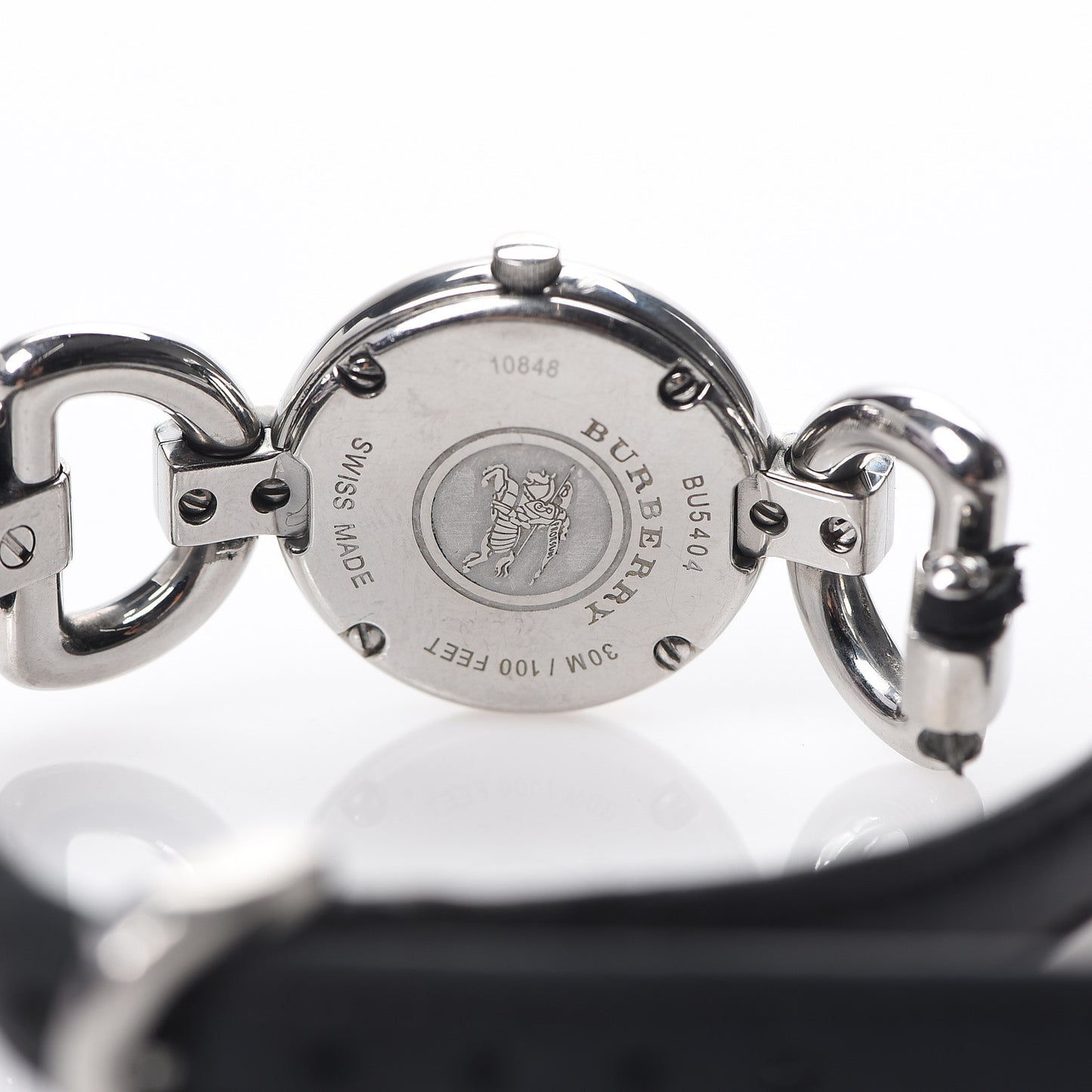 Stainless Steel Calfskin 23mm BU5404 Quartz Watch Black