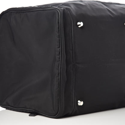 Prada Tessuto Nylon Saffiano Viaggio Duffle Black 8 of 12