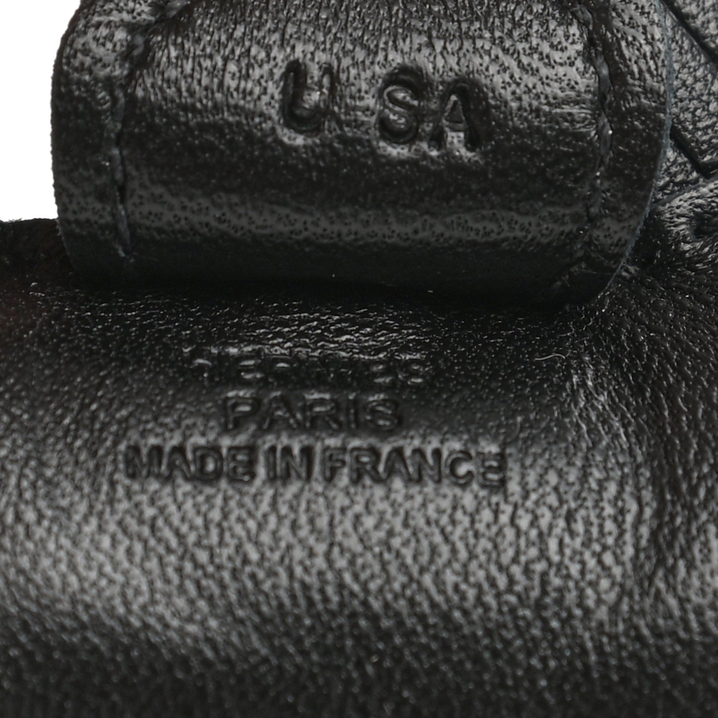 Milo Lambskin Grigri Rodeo Horse Bag Charm PM So Black