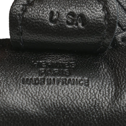 Hermes Milo Lambskin Grigri Rodeo Horse Bag Charm PM So Black 4 of 5