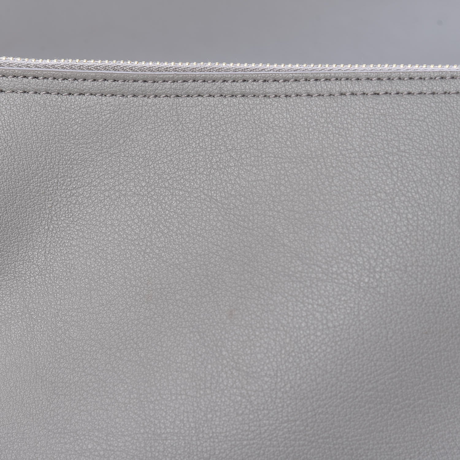 Saint Laurent Calfskin Large Shopping Tote Oyster Gray 12 of 20