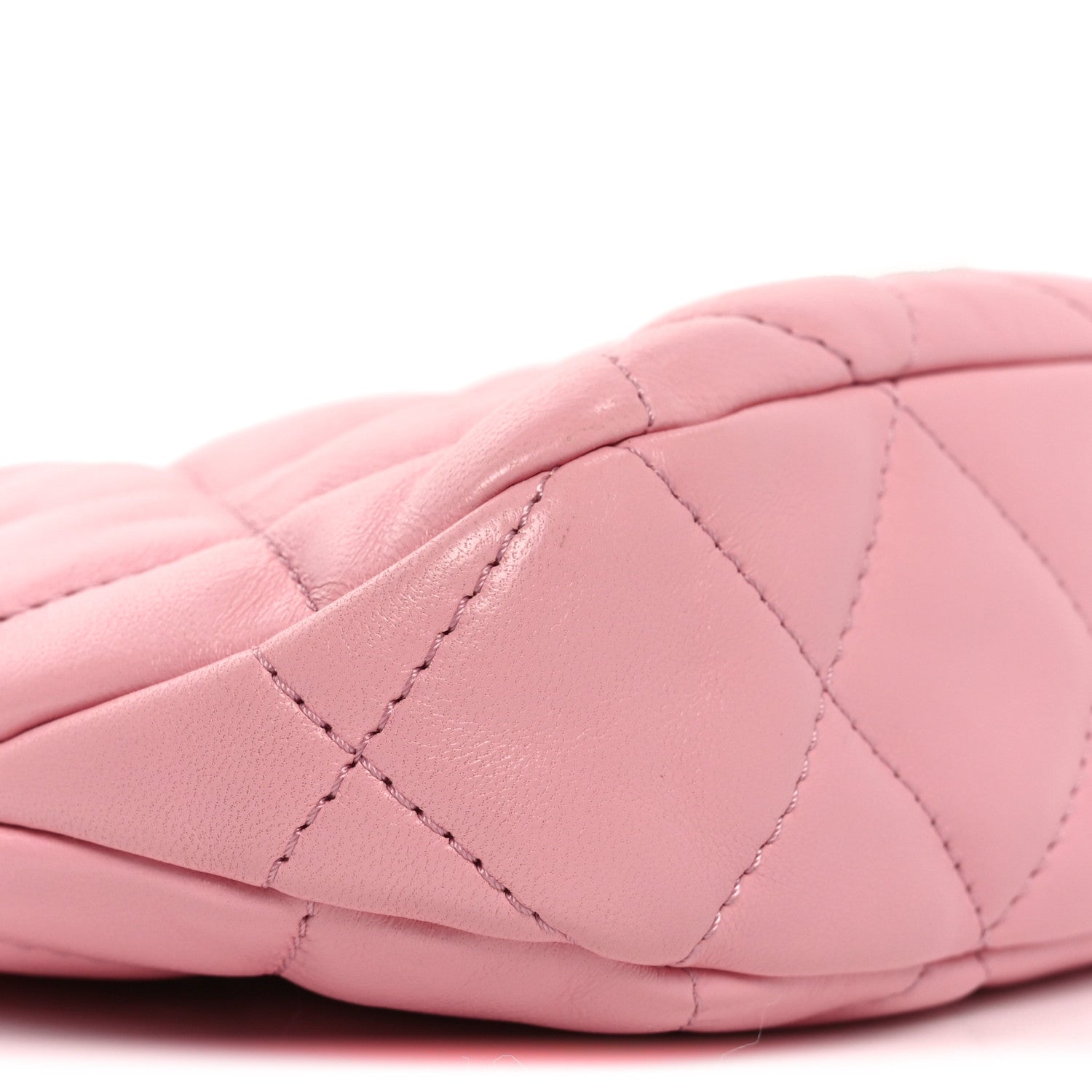 Chanel Lambskin Quilted CC Links Hobo Light Pink 9 of 11