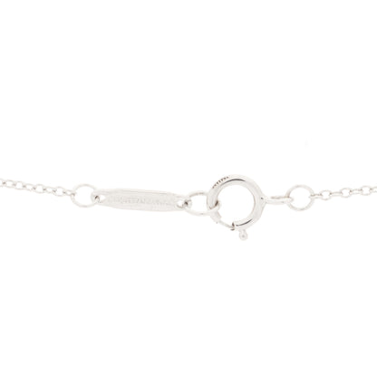 Tiffany 18K White Gold Diamond Metro Cross Pendant Necklace 4 of 6