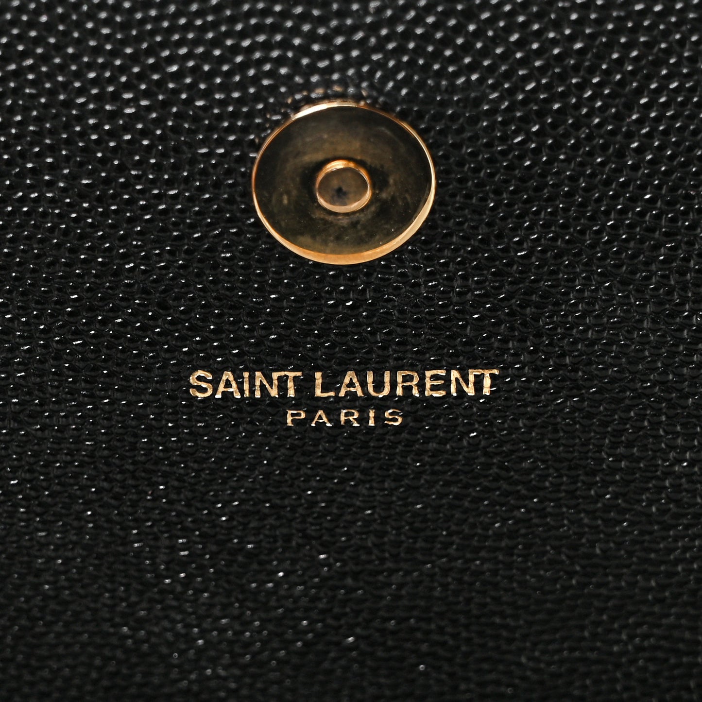 Grain De Poudre Monogram Cassandre Clutch Black