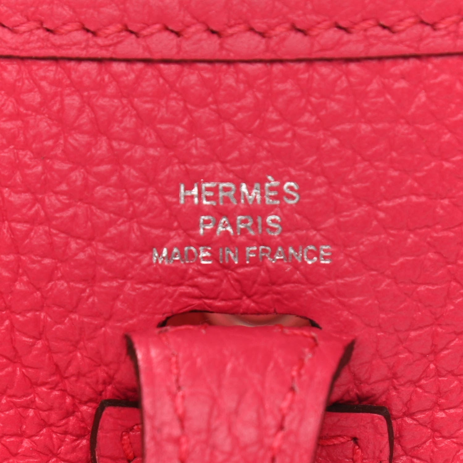 Hermes Taurillon Clemence Evelyne TPM Rose Extreme 5 of 10