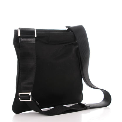 Prada Nylon Vela Flat Messenger Bag Black 3 of 7