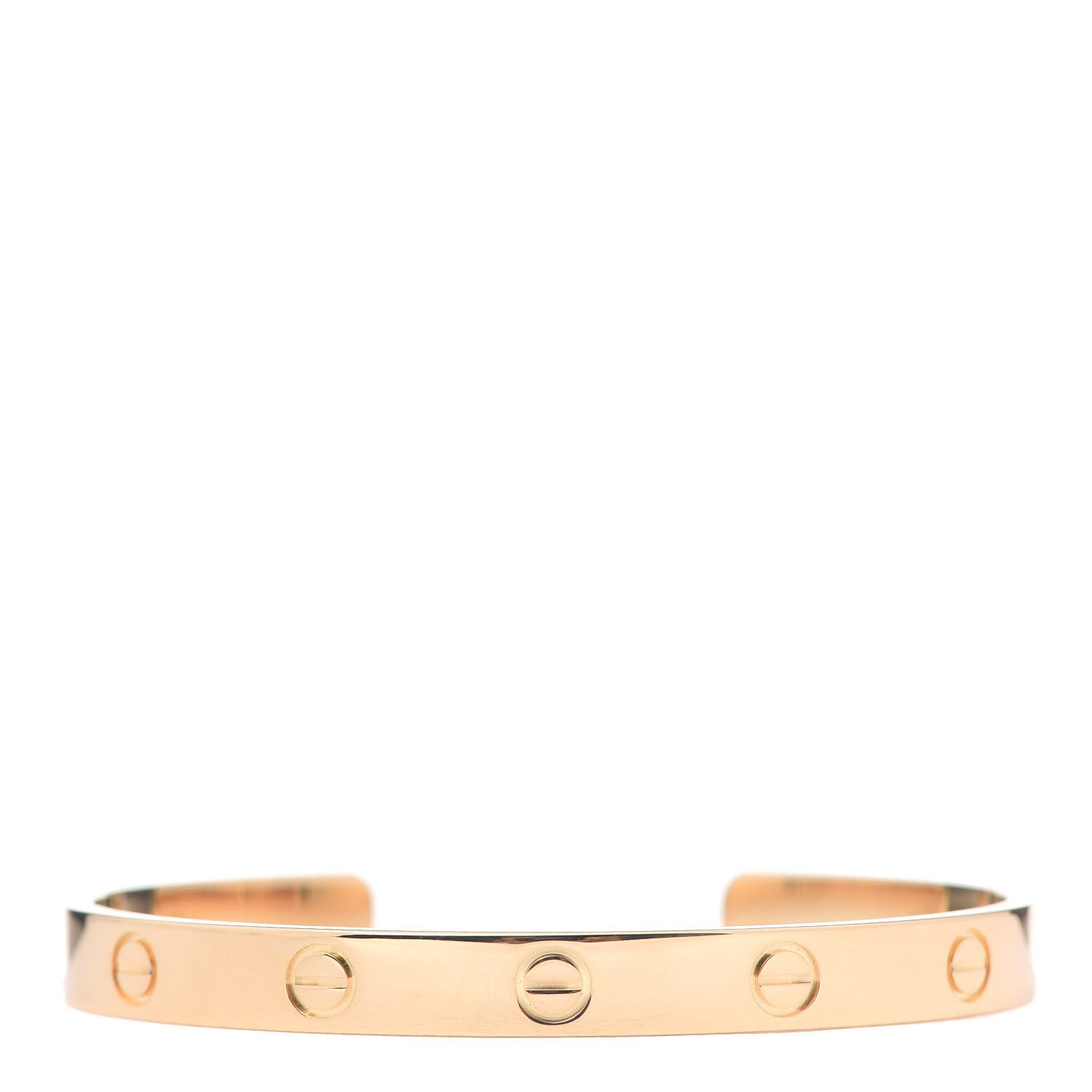 Cartier 18K Yellow Gold LOVE Cuff Bracelet 17 1 of 6