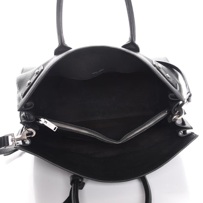 Saint Laurent Grained Calfskin Medium Supple Sac De Jour Black 6 of 18