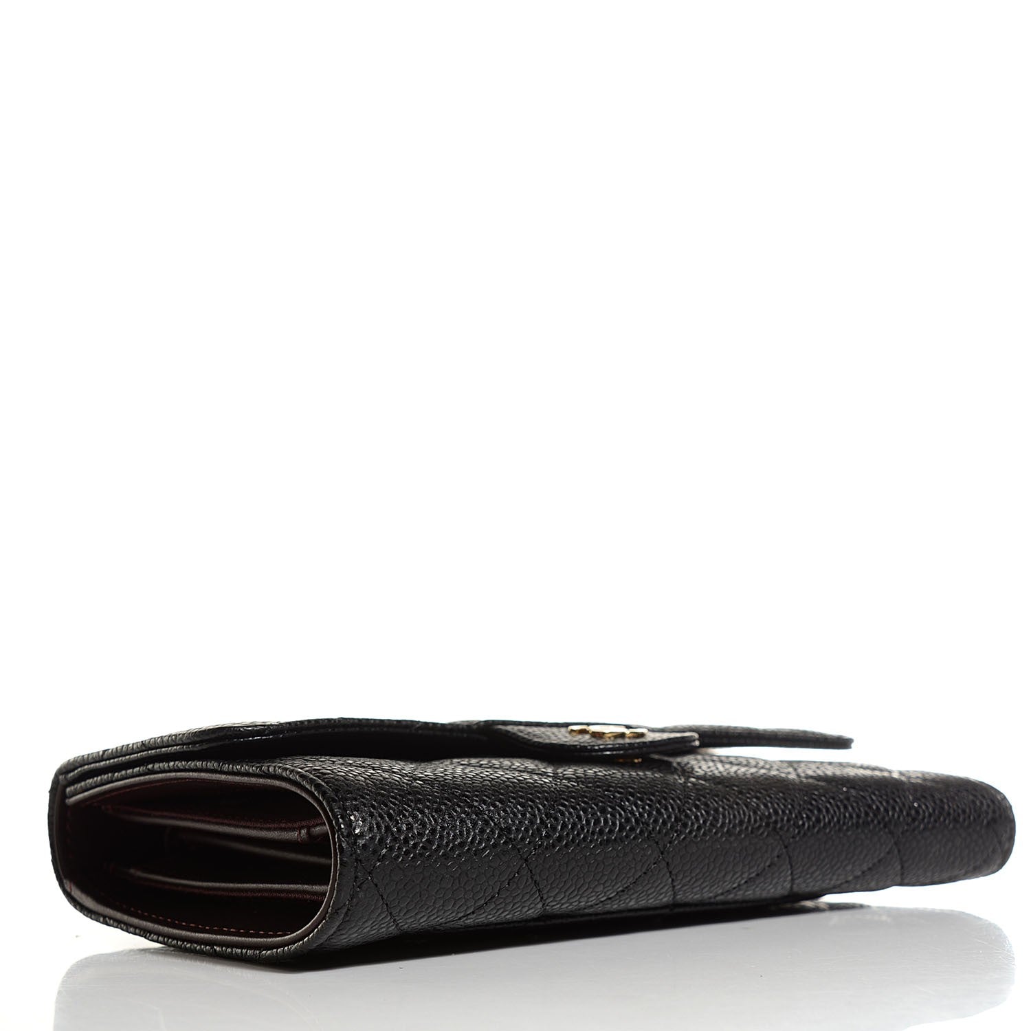 Chanel Caviar Quilted Large Flap Wallet Black 4 of 8