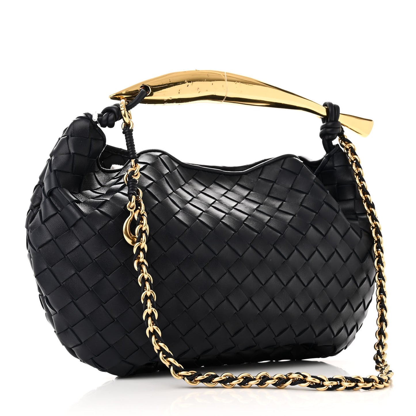Nappa Intrecciato Sardine With Chain Bag Space