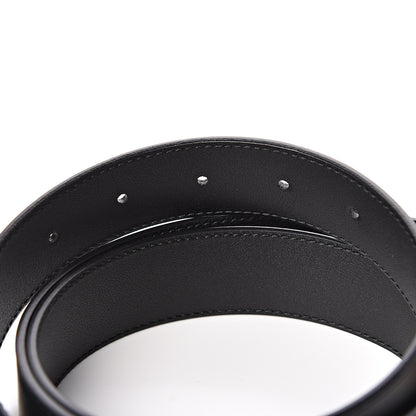 Gucci Calfskin Double G 30mm Belt 90 36 Black 5 of 6