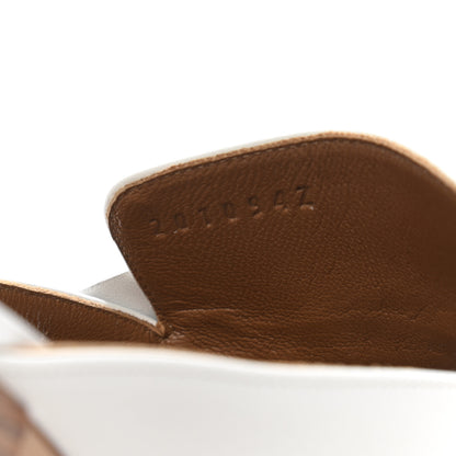 Hermes Calfskin Alma Mules 41 White 7 of 7