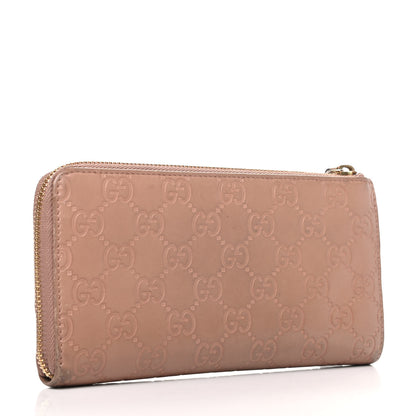 Gucci Guccissima Donna Long Wallet Camelia 3 of 8