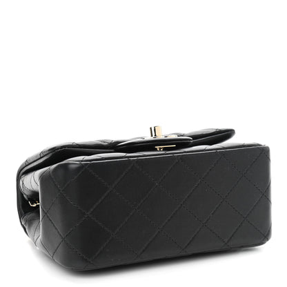 Chanel Lambskin Quilted Mini Square Flap Black 4 of 11