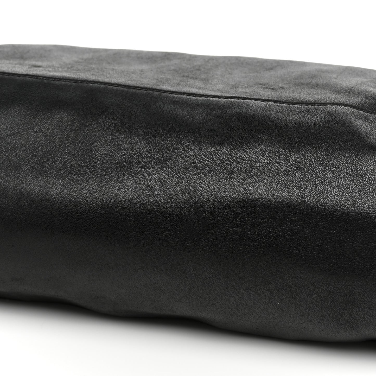 Lambskin Large Ultimate Soft Tote Black