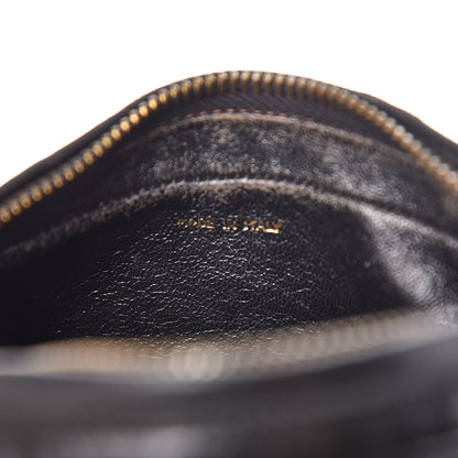 Chanel Lambskin Quilted Tassel Camera Case Pouch Black 7 of 14