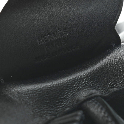 Hermes Milo Lambskin Grigri Rodeo Pegase Horse Bag Charm MM So Black 3 of 4