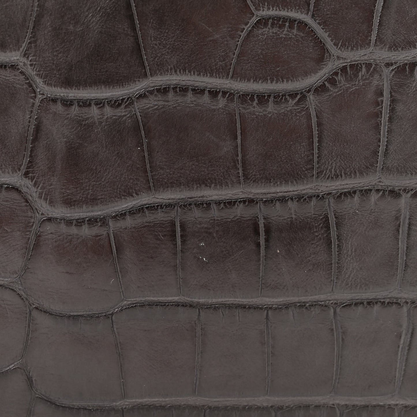 Matte Alligator Mini Sac Roulis Graphite