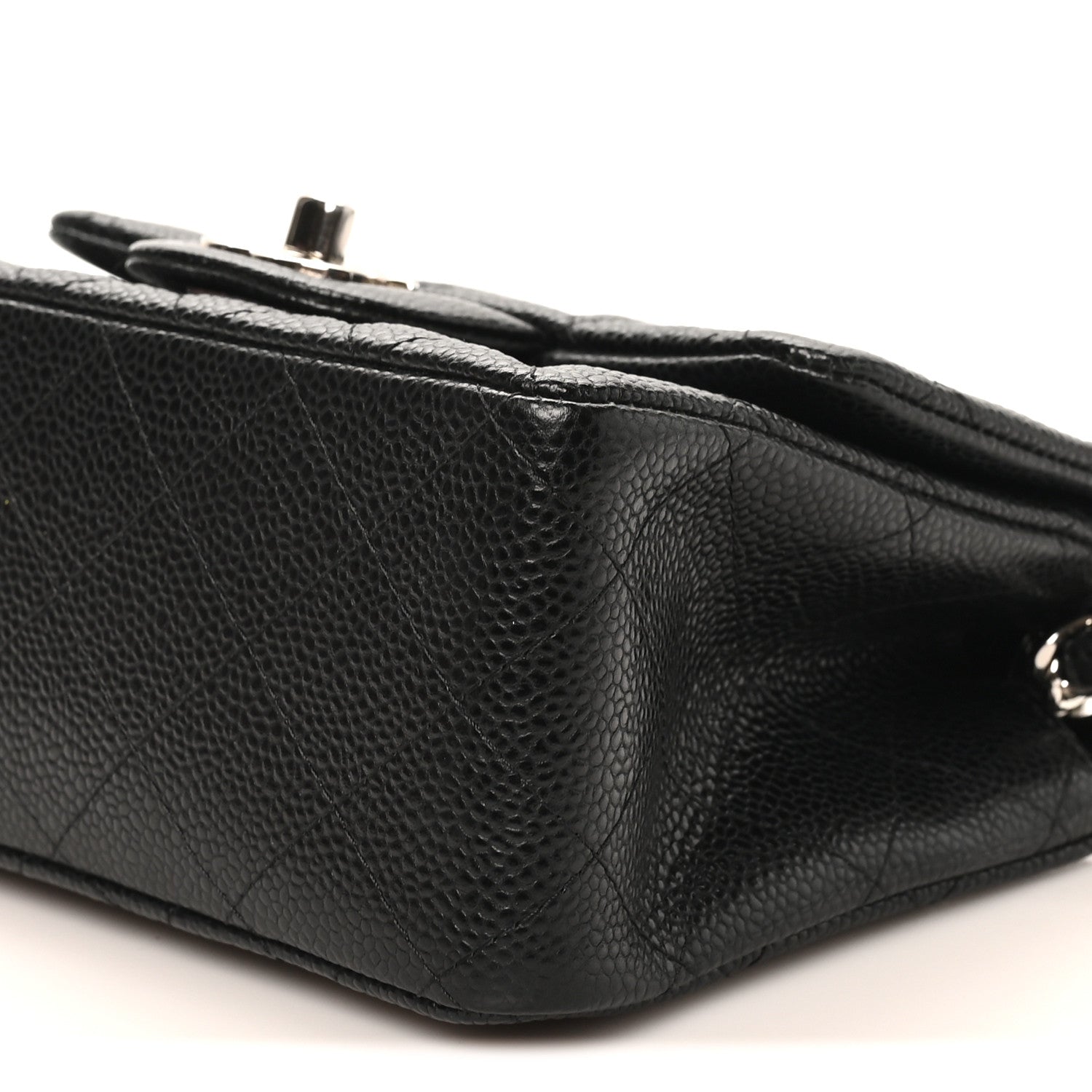 Chanel Caviar Quilted Mini Square Flap Black 10 of 10