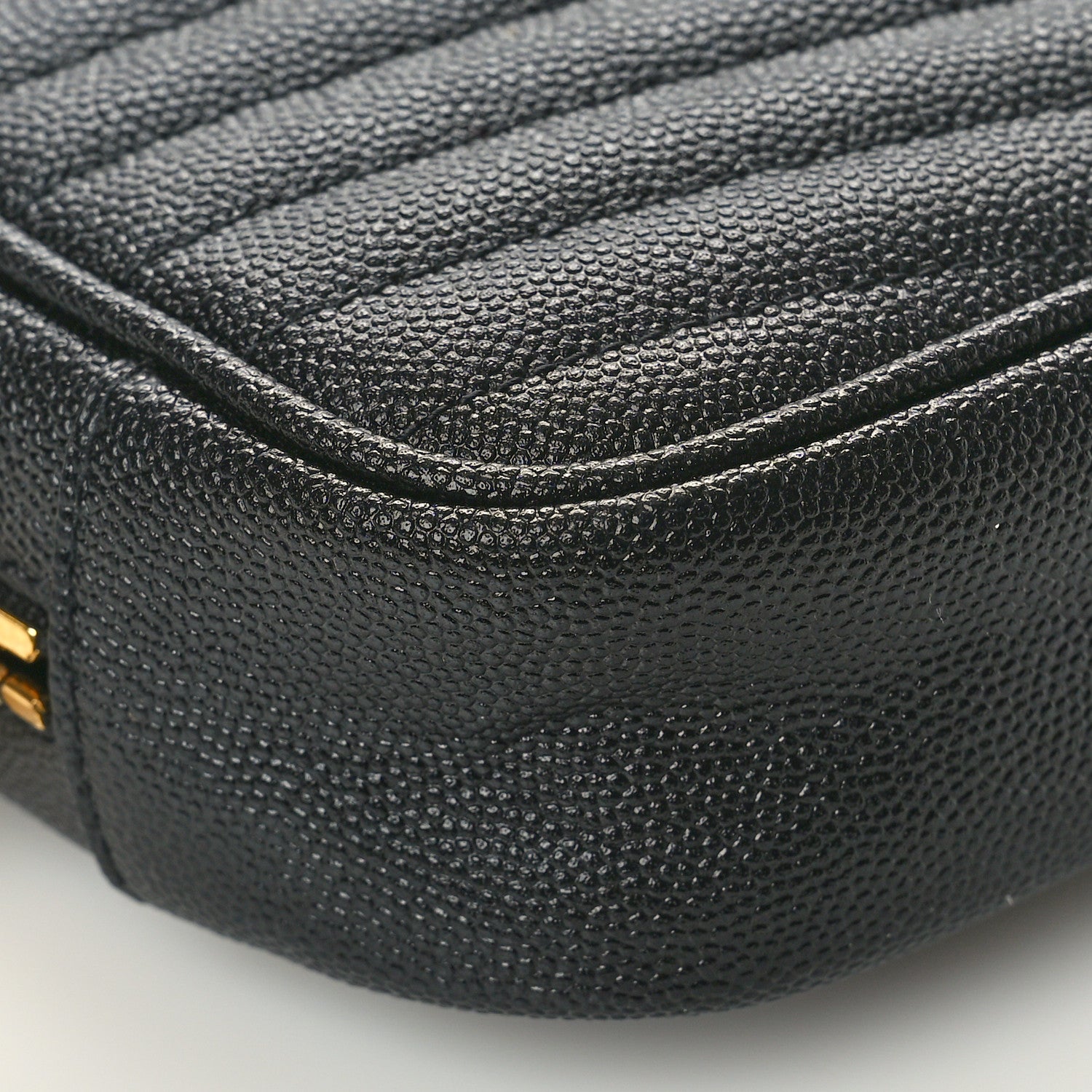 Saint Laurent Grain De Poudre Matelasse Monogram Mini Lou Camera Bag Black 9 of 11