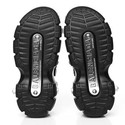 Balenciaga X CROCS Rubber Mens Hardcroc Platform Sandals 43 Black 6 of 8