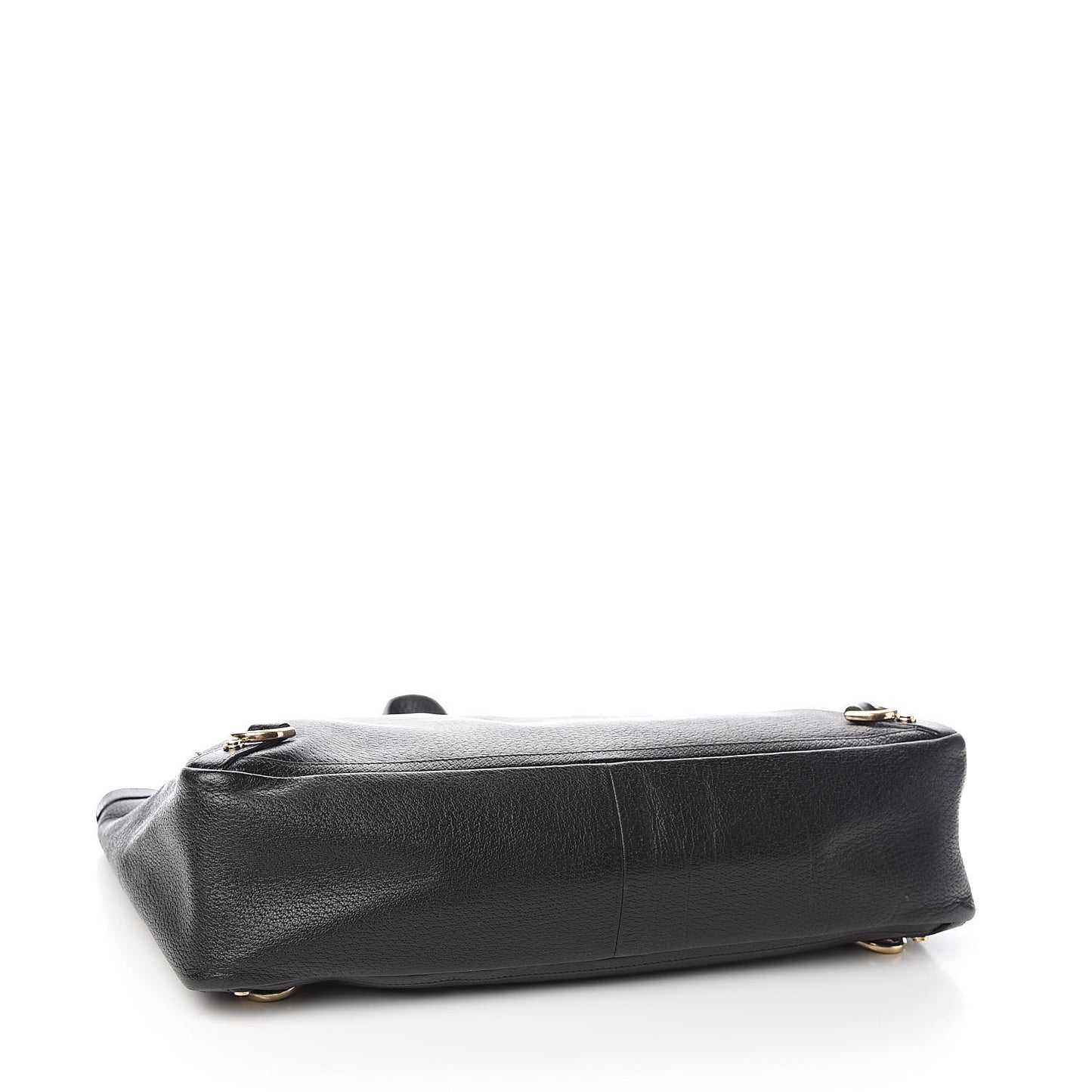 Calfskin Large Abbey Tote Black