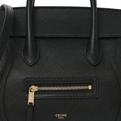 Celine Supple Shiny Lambskin Little New Luggage Black 7 of 9