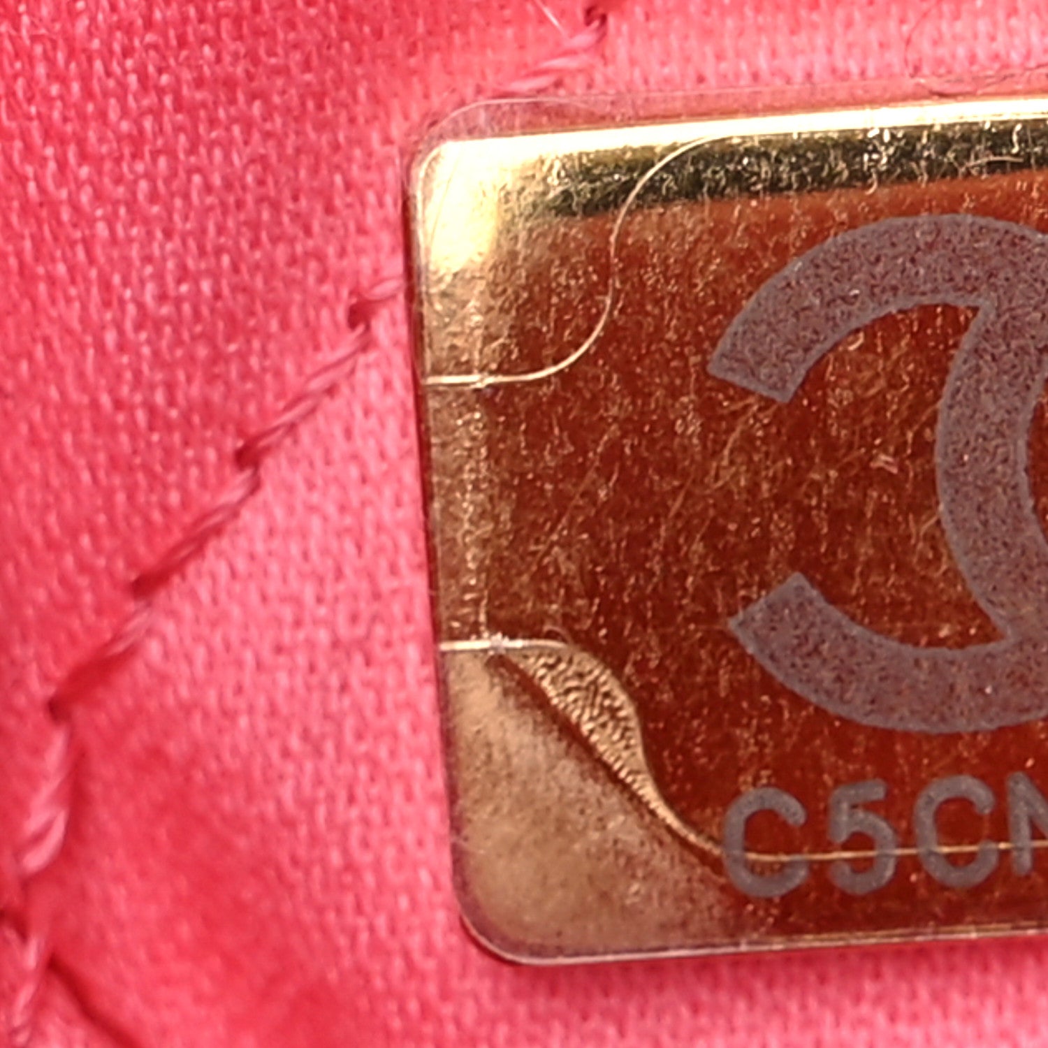 Chanel Shiny Calfskin Quilted Chanel 22 Drawstring Bag Coral Pink 8 of 10