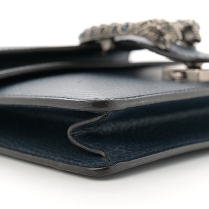 Gucci Dollar Calfskin Crystal Mini Dionysus Shoulder Bag Blue Agata Montana Sapphire 9 of 14