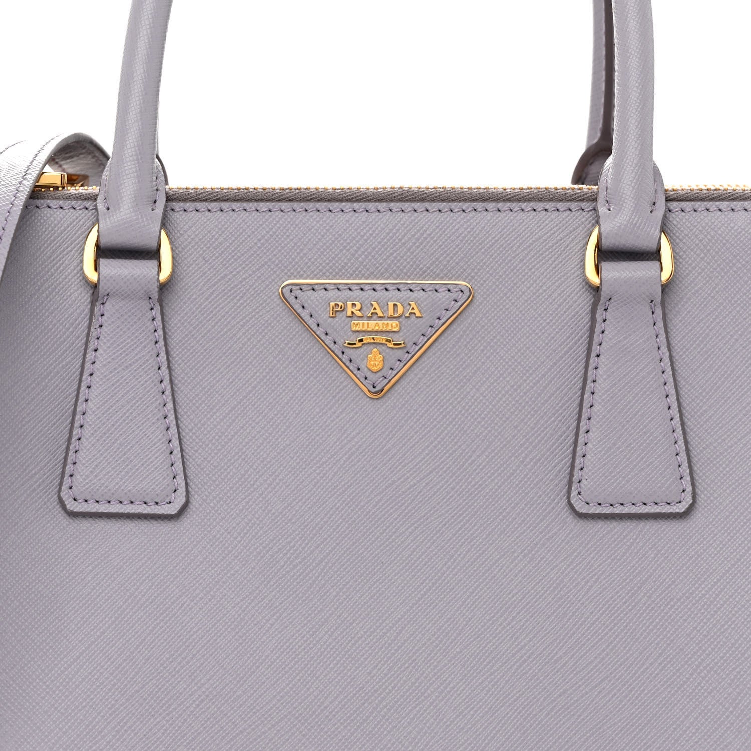 Prada Saffiano Small Galleria Double Zip Tote Glicine 7 of 10