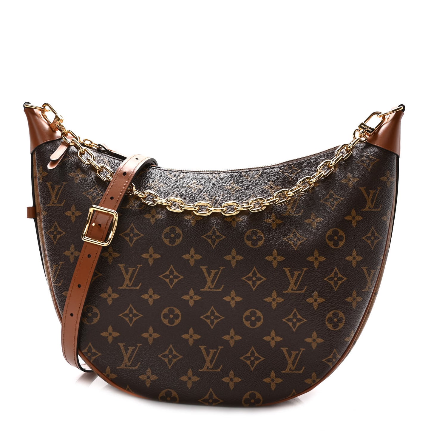 Reverse Monogram Loop Hobo