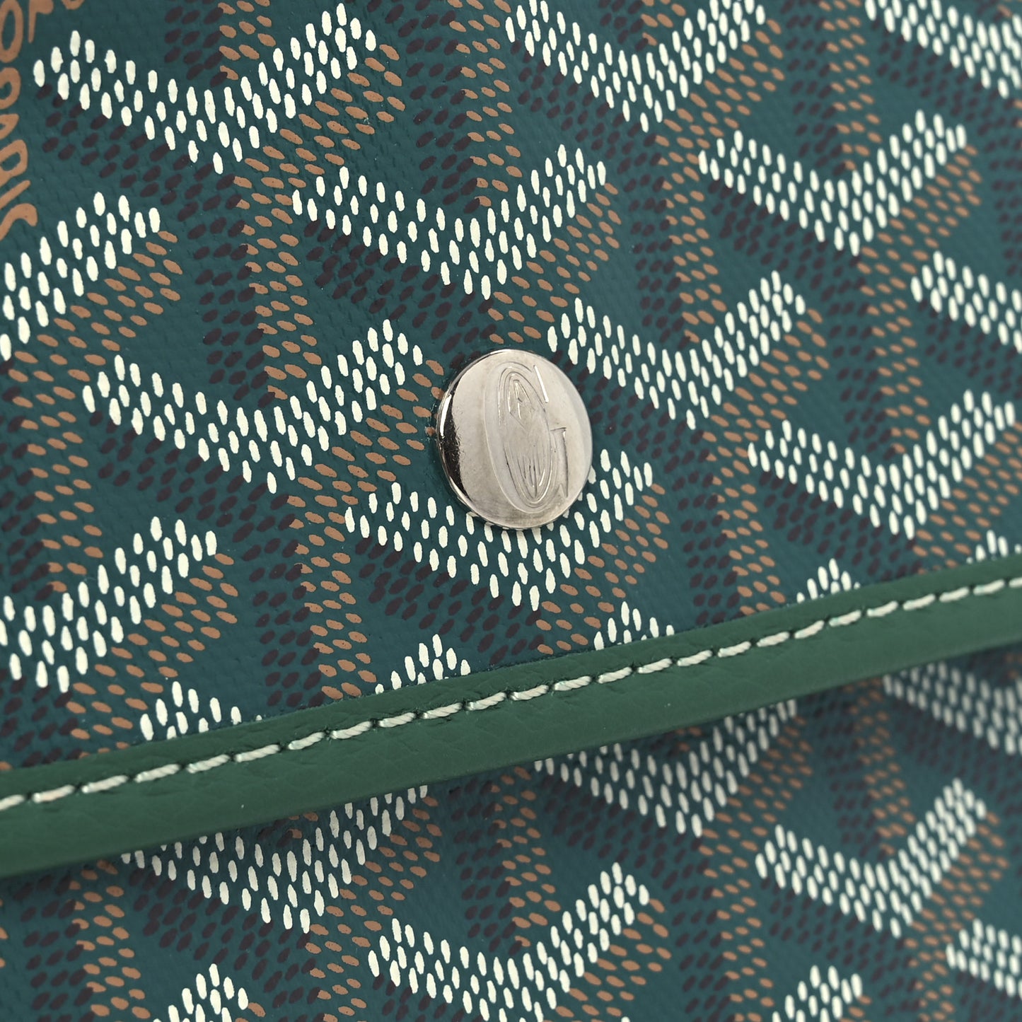 Goyardine Pouch Green