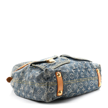 Louis Vuitton Denim Baggy GM Blue 4 of 10