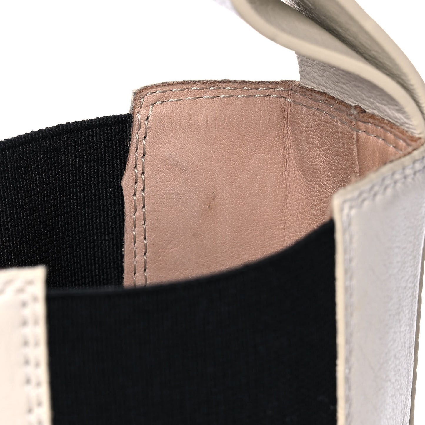 Calfskin Lean Mid-Calf Boots 35.5 Wax