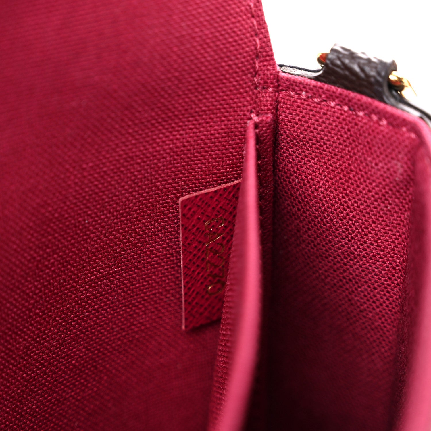 Louis Vuitton Monogram Pochette Felicie Chain Wallet Fuchsia 7 of 10