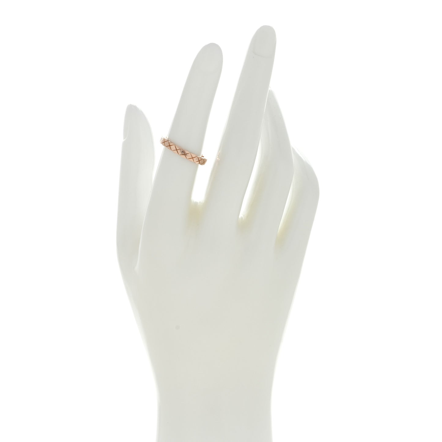 18K Beige Gold Mini Coco Crush Ring 52 6