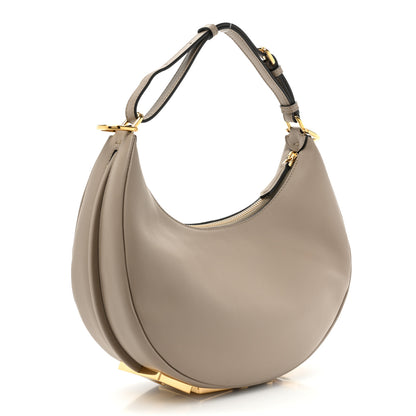 Fendi Vitello Grace Matte Small Fendigraphy Hobo Bag Nuvola 3 of 10