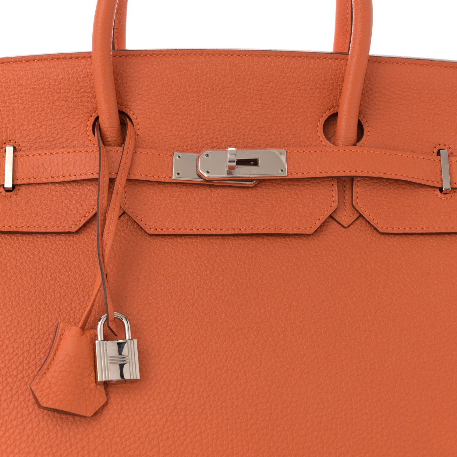 Hermes Togo Birkin 40 Orange 8 of 11