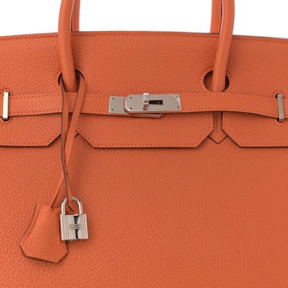 Hermes Togo Birkin 40 Orange 8 of 11