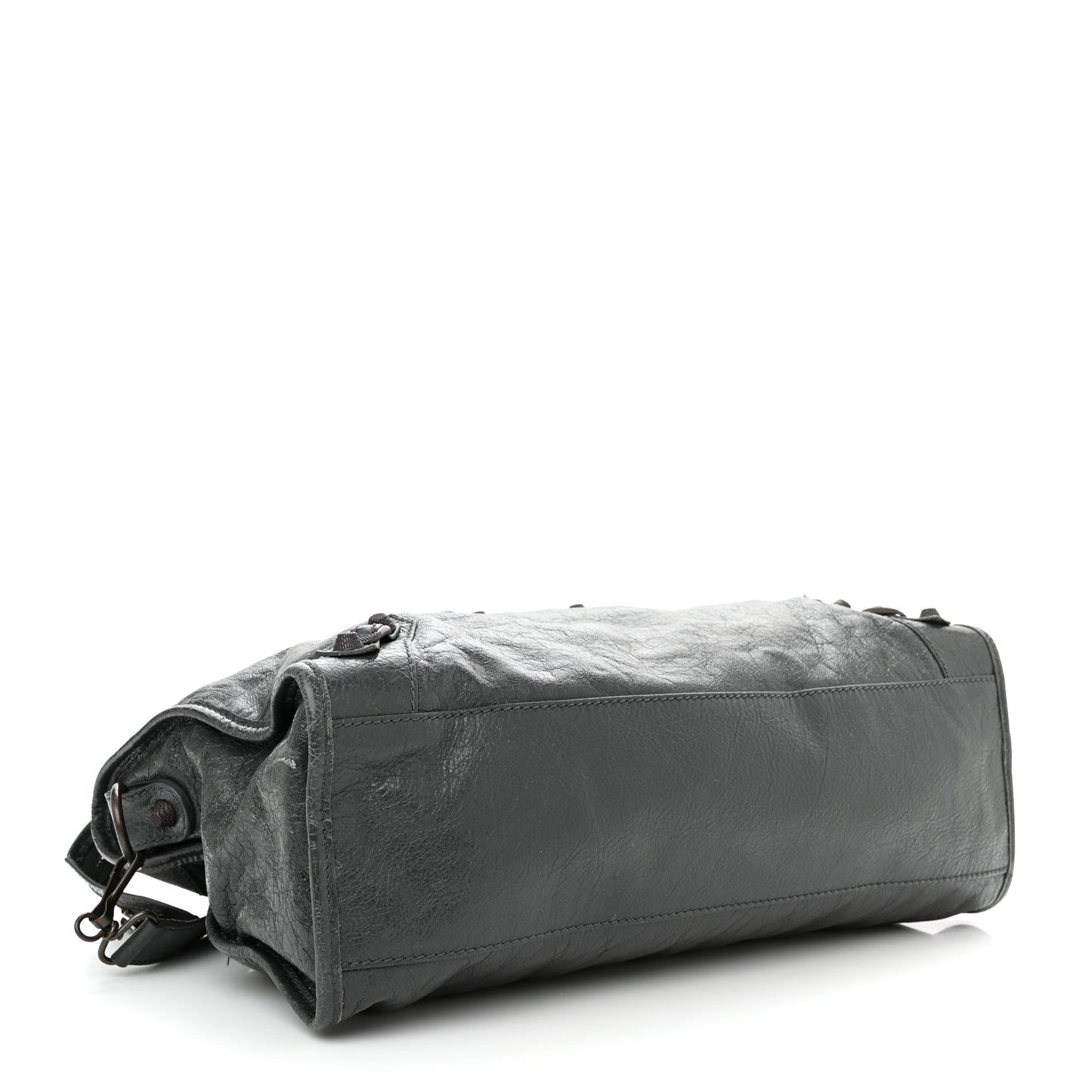 Agneau Giant 12 Gunmetal Hardware City Gris Fossile