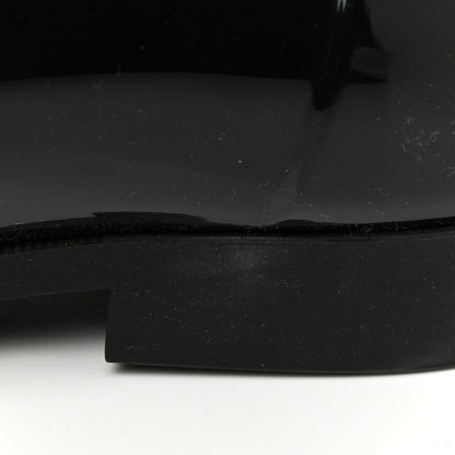 Louis Vuitton Rubber Embossed Monogram Drops High Rain Boots 37 Black 17 of 17