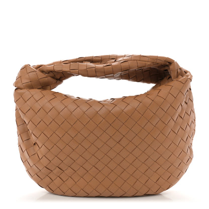 Bottega Veneta Nappa Intrecciato Teen Jodie Hobo Caramel 1 of 10